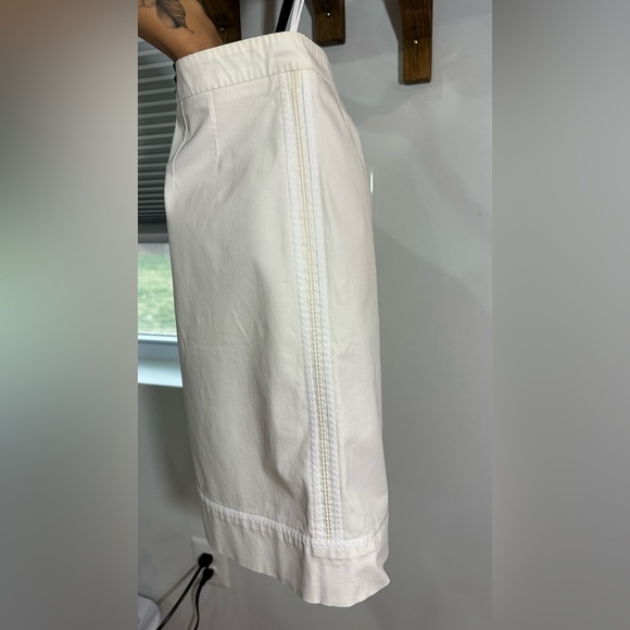 Louis Vuitton White Cotton Silk Lined Skirt FR 38 (US 6) - Picture 6 of 14